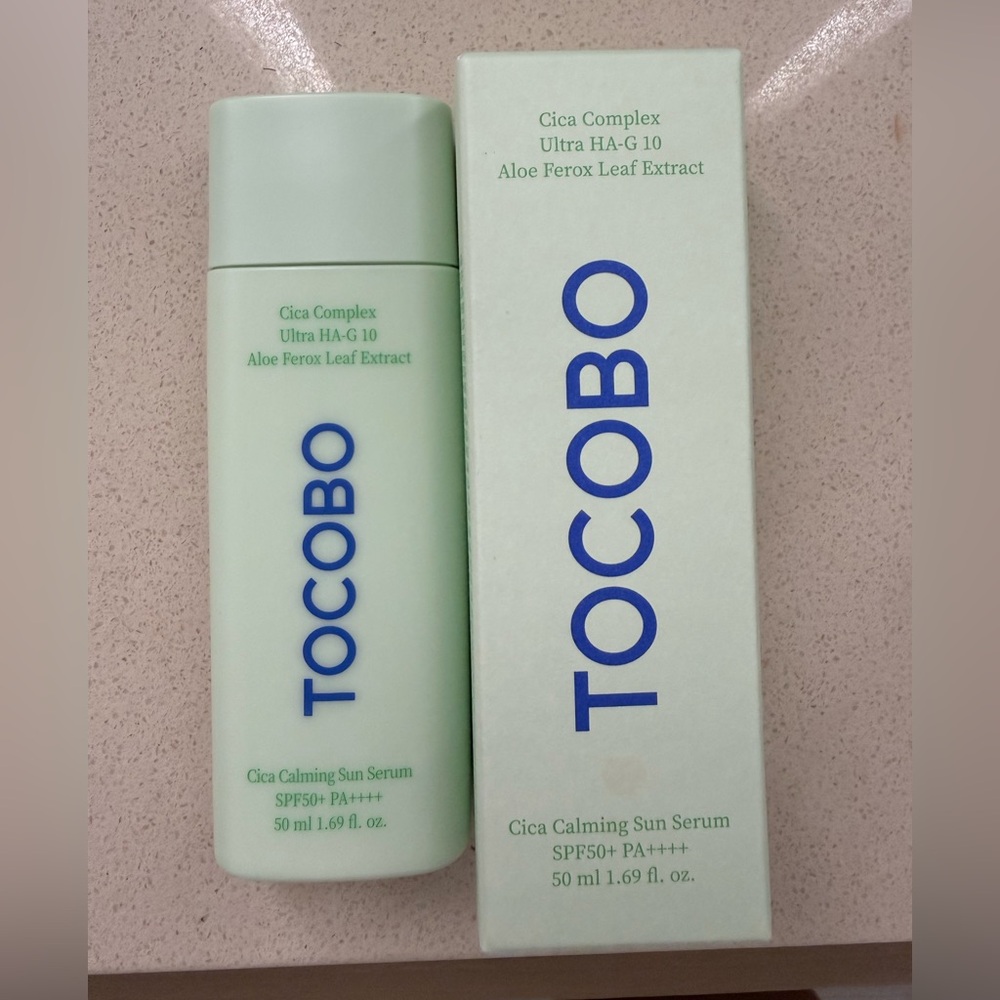 NEW Tocobo Cica Calming Sun Serum